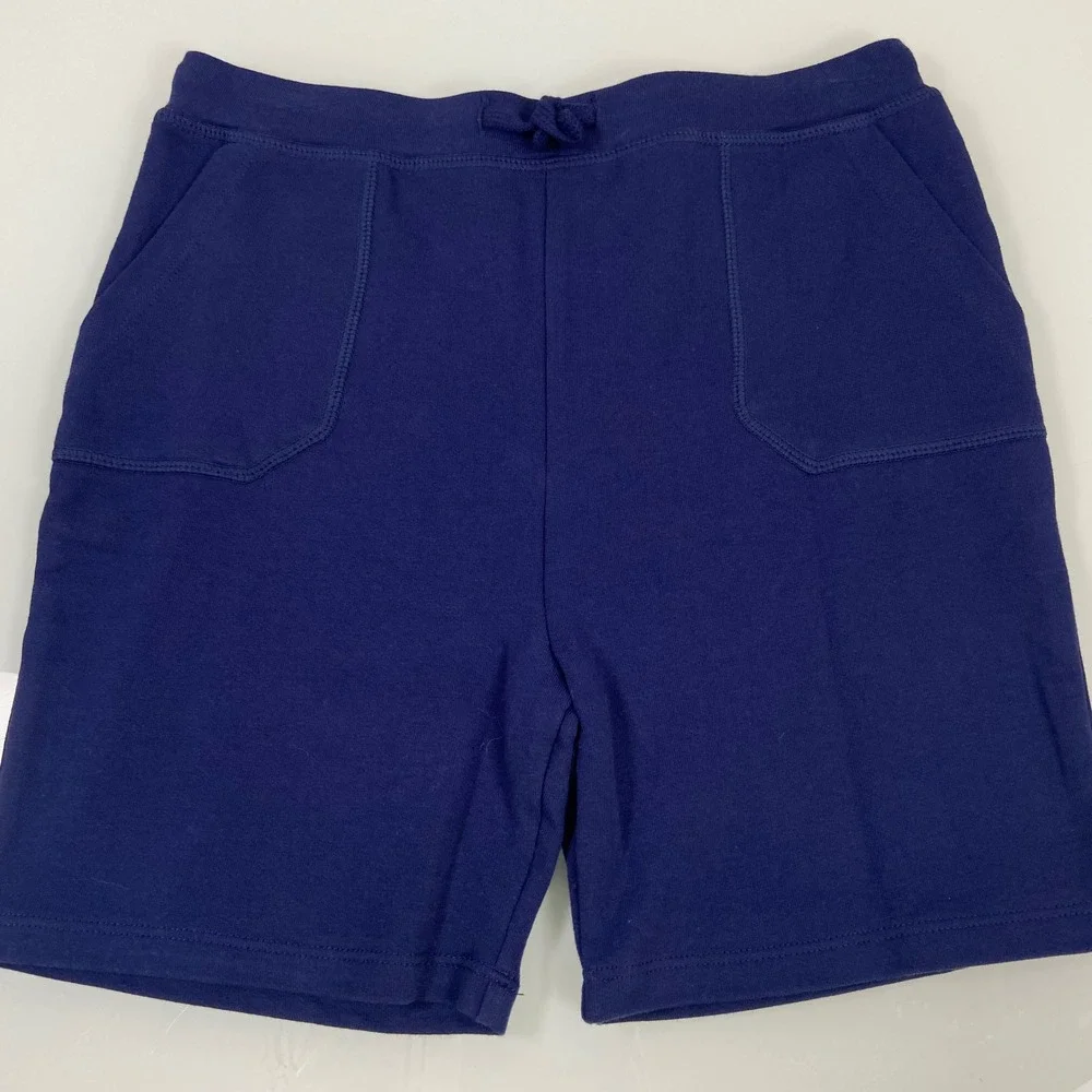 Angel Dear Boys Size 6‎ Navy Organic Cotton Whale Sweatshirt and Shorts Set NEW